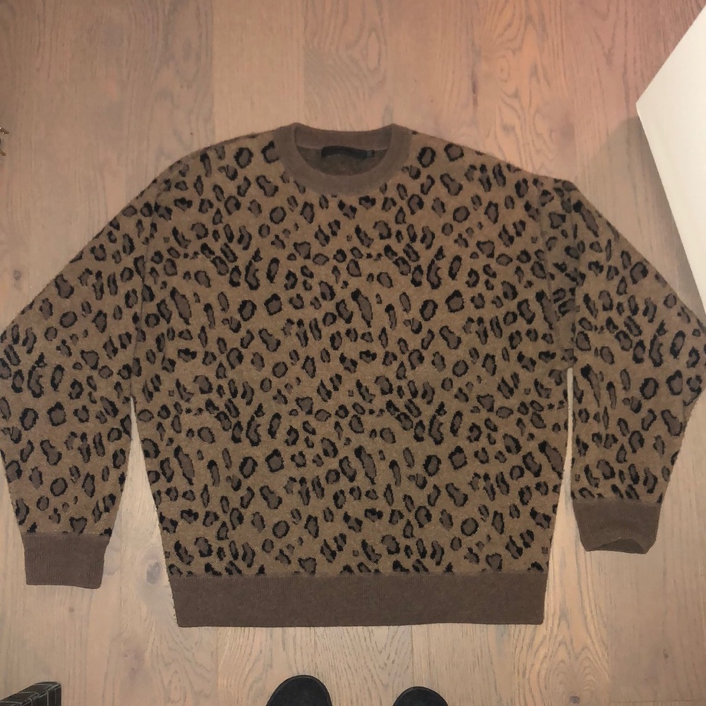 Alexander wang leopard RTW sweater